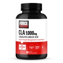 FORCE FACTOR CLA Supplements, CLA 1000 mg, Konjugierte Linolsäure zur Unterstützung von Körperzusammensetzung und Lean Muskelmasse, hergestellt aus Safflower Oil, Stimulant Free, Non-GMO, 90 Softgels