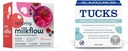 UpSpring Milchstrom Elektrolyt Brüstzusatz Getränkemischung mit Fenugreek | Berry Flavor | 16 Getränkemischungen + TUCKS Medizinische Kühlpads, 100 Zähler