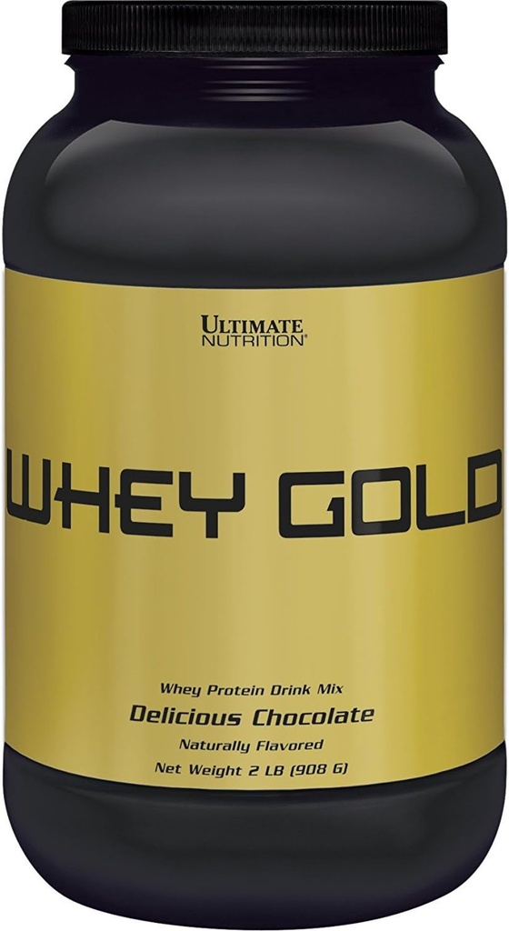 Nutrition Ultimate Poudre de Protéines d'Or de Whey avec 20 grammes de Protéines d'Isolation de Protéines de Whey et acides aminés pour le développement et la récupération musculaires maximum, 27 portions, chocolat