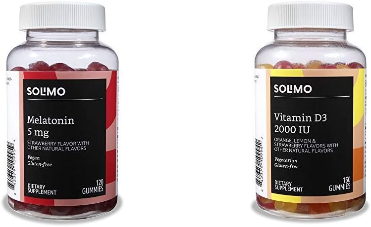 Grundlagen Melatonin und Vitamin D3 Gummis Bundle (2 Packungen)