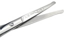 Ciseaux pour cheveux en acier inoxydable arrondi – Ciseaux de sécurité pour cheveux, sourcils, cils, moustache, barbe et ongles de bébé