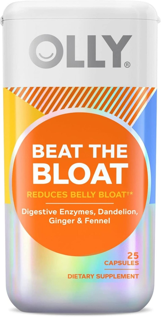 YHN Beat The Bloat Capsule Supplement, Verdauungsunterstützung, 25 Ct