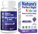 Nature's Perfect Night Bundle (en anglais seulement) Melatonin 5mg (en anglais seulement) Enfants Melatonin 1mg (en anglais seulement) 200 Nombre (en anglais seulement) 100 Nombre (en anglais seulement) 100 Nombre (en anglais seulement) Sans sucre (en anglais seulement) Sans gluten (en anglais seulement)