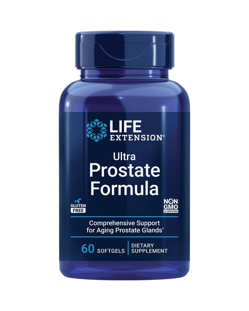 Durée de vie Curcumin Turmeric & Ultra Prostate Formule avec Saw Palmetto, 60 Capsules et 60 Softgels Bundle