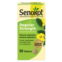 Senokot Regelmäßige Stärke Senna Laxative Tabletten Aufnahme Relief für Erwachsene, 50 Anzahl