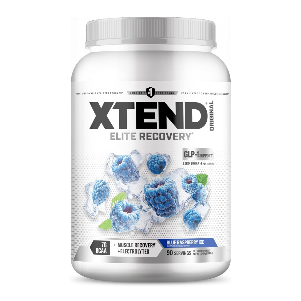 Xtend XTEND Original BCAA Pulver 7g BCAA und 2,5g L-Glutamin, Sugar Free Post Workout Muscle Recovery Drink mit Aminosäuren für Männer und Frauen, 90 Servierungen