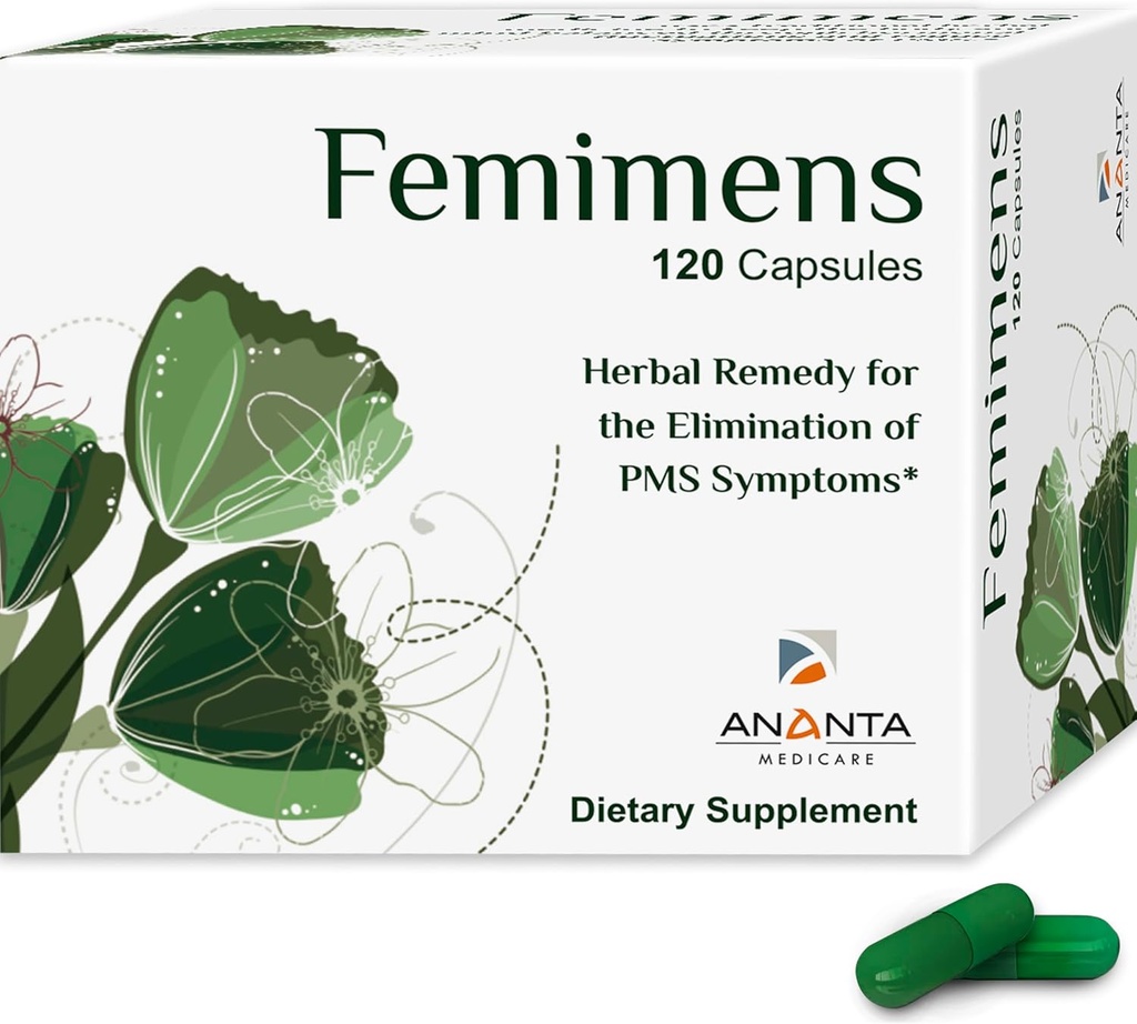 FEMIMENS Ananta Medicare – Kräuter-Ergänzung für Damen Wellness & Cycle Support – 120 Kapseln