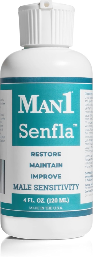 Man1 Senfla: Restore Penile Sensation. Formuliert für Männer, die Diminished Sensitivity erfahren haben. Verbessern und bewahren Intimate Gefühl und bringen Sie den Spark in Ihrem Leben