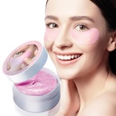Rose Eye Mask-60 PCS- Unter Augenaufnäher Augenbehandlung Maske für dunkle Kreise Puffy Eyes Eye Bags Fine Lines Anti-Wrinkle mit Hyaluronsäure