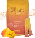 Skin Health & Energy Boost Drink Mix- Sugar Free, SOD B (TM), Antioxidantien aus französischem Melon Konzentrat, On The Go Stick Packs, Mango, 30 Pack