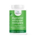 Nbpure Vegan Verdauungsenzym-Komplex – Tägliche Bloating, Gas, & Lebensmittel Verdauungsunterstützung für Frauen & Männer – 12 Enzyme & 3 Kräuter – Lactase, Protease, Lipase, Ginger, Cinnamon, Peppermint + Mehr
