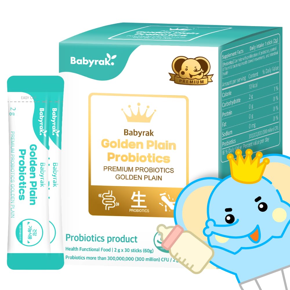 Golden Plain Probiotics I Prebiotics & Probiotics I Keine künstlichen Aromen Ich keine Süßungsmittel I 30 Sticks