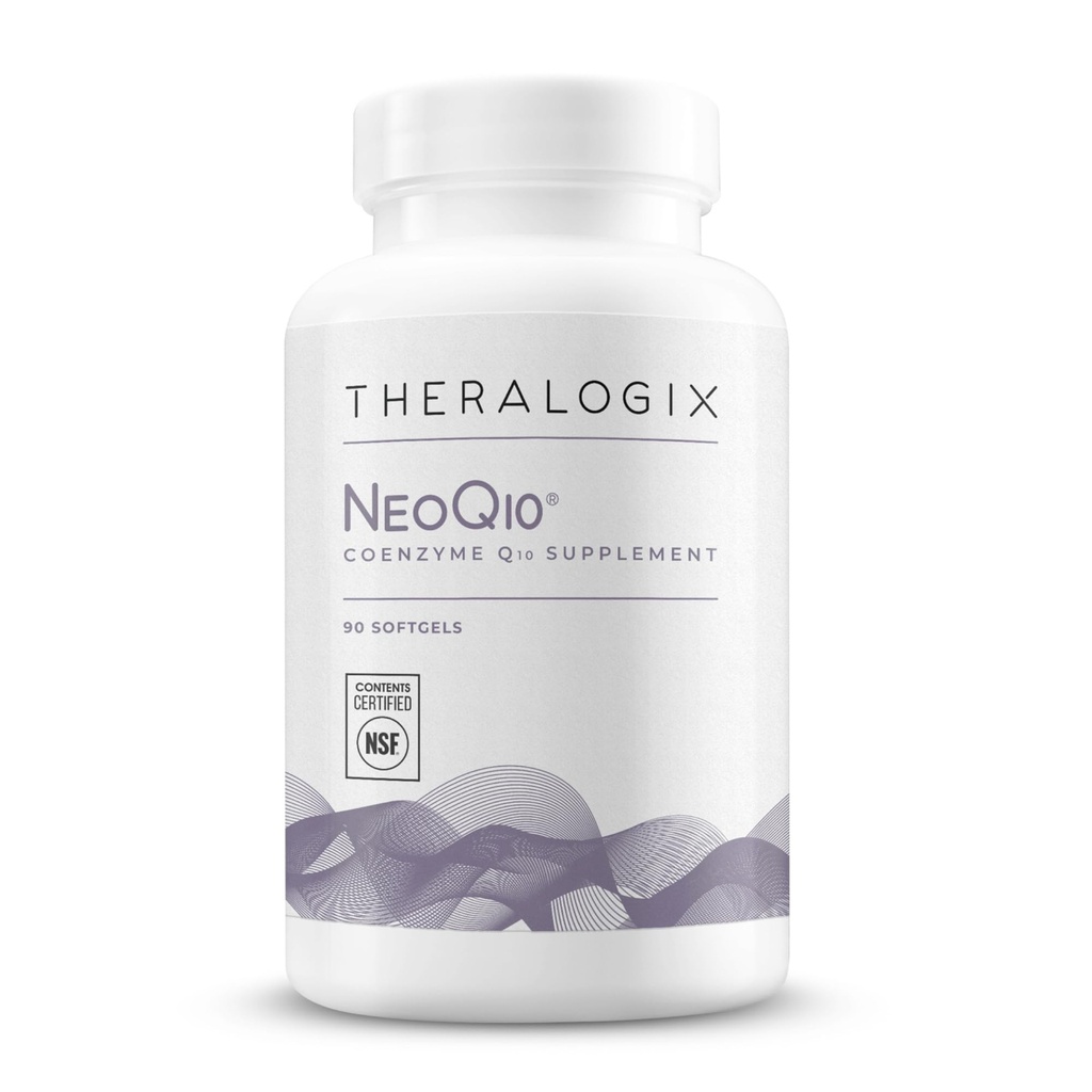 Theralogix NeoQ10 Coenzym Q10 Supplement - Herz-Gesundheit & Fruchtbarkeitsunterstützung - CoQ10 Fruchtbarkeitsergänzung für Männer & Frauen* - NSF Certified - 90 Softgels (90-Day Supply)