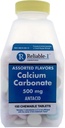 Calcium 500 mg Générique pour Tums Assortiment de fruits Comprimés à mâcher Aromatisés à base de fruits Antiacide à force régulière pour l'indigestion acide, brûlures d'estomac, stomach acide 150 Comprimés à mâcher par boîte de 4 bouteilles
