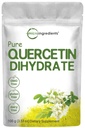 Pure Quercetin Dihydrate Poudre, Quercetin 500mg Par portion, 100 Grams, la plus biodisponible Grade et le remplissage sans, puissant antioxydant soutient l'énergie, système immunitaire, Pas d'OGM et végétalien