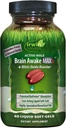 Irwin Naturals Cerveau Réveillez-vous Max3 + Booster à oxyde nitrique 60 Softgel liquide