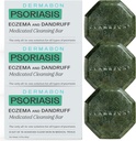 Dermabon 2% Kohle Tar Psoriasis Körper Wash & Eczema Bar Seife (3 Pack) | Kontrolle und Glauben Psoriasis, Eczema, Dermatitis und Dandruff | Active Ingredient Kohle Tar Körper Wash