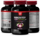 Gehirn- und Gedächtnisleistungssteigerung - MANGOSTEEN FRUIT EXTRACT MIT ACAI FRUIT, POMEGRANATE, RESVERATROL, NONI FRUIT, GOJI BERRY, Mangosteen Ergänzungen, Antioxidantien Ergänzungen für Frauen, 1 Flasche 60 Kapseln