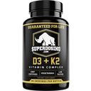 Beste Werte Max Stärke 10.000 iu Vitamin D3 und 1500 mcg Vitamin K2 ergänzt 1 Flasche Pk D3K2 Vitamine und Nahrungsergänzungsmittel. D3-K2 MK4 Kapseln, Best K2D3 Vitamin für Immunsystem.