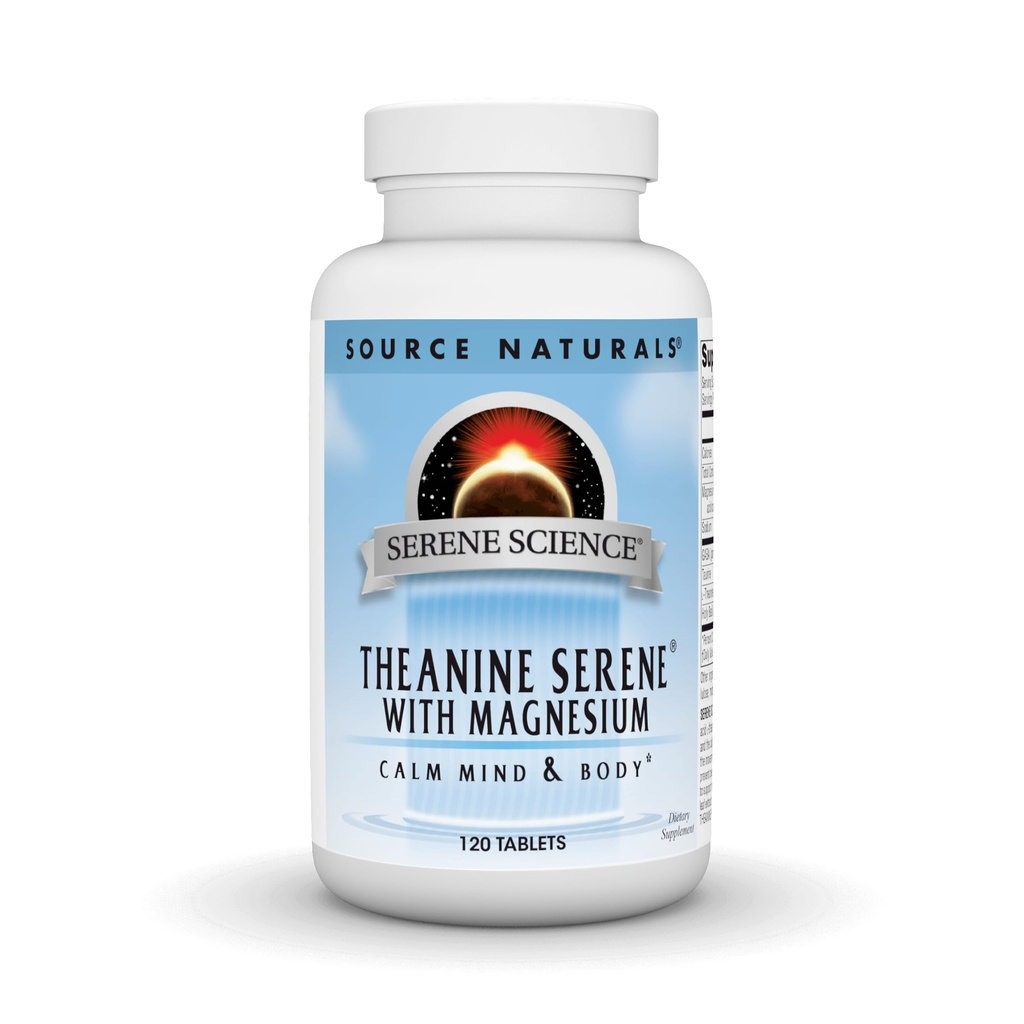 Quelle Naturals Serene Science L-Theanin mit Magnesium und GABA - 120 Tabletten