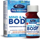 Poly-Vite+Iron Multivitamin Eisen Tropfen für Infants & Kleinkinder – Unterstützt starkes Wachstum, Gehirnentwicklung, Immungesundheit – Keine künstlichen Farben, Glutenfrei, 50mL Dropper Flasche von One Vite