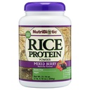 NutriBiotic – Mixed Berry Rice Protein, 1 Lb 5 Oz (600g) | Low Carb, Keto-Friendly, Vegan, Raw Protein Powder | Grown & Processed without Chemicals, GMOs or Gluten | Easy to Digest & Nutrient-Rich