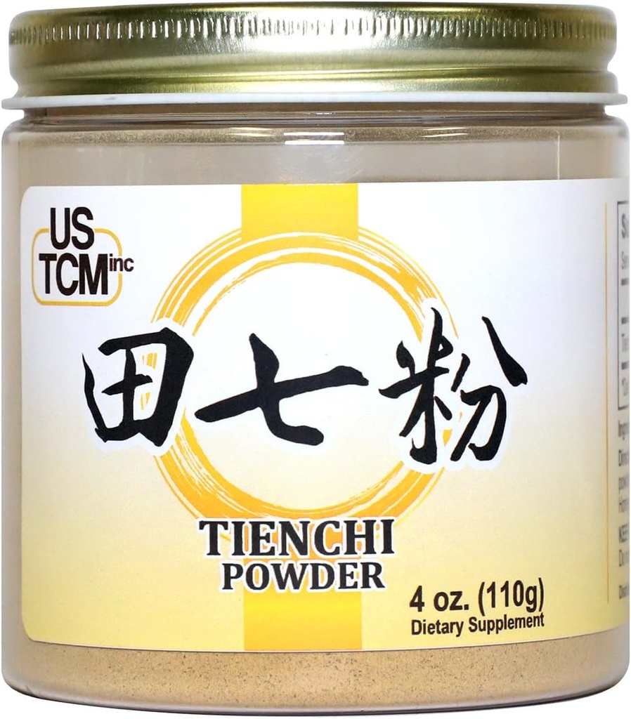 100% reines Tienchi Pulver Pseudoginseng Notoginseng Sanqi Pulver Tienchi Ginseng Pulver ✔ 120mesh (4oz)