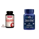 Jarrow Formulas Ultra Strength Methyl B-12 5000 mcg & Methyl Folate 800 mcg + P-5-P & Life Extension Neuro-mag Magnesium L-threonat, Magnesium L-threonat, Gehirngesundheit, Gedächtnis &amp; Aufmerksamkeit
