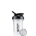 Bouteilles de mélange Classic V2 Bouteille de shaker parfaite pour les shakes protéiques et préentraînement, 20-Ounce, clair/noir