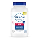 Supplément Citracal Maximum Plus Calcium - Citrate de calcium avec vitamine D3, zinc et minéraux essentiels pour le soutien de la santé des os, 12 ans et plus, 180 ans