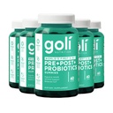 Goli Nahrungsergänzungsmittel, Pre+Post+Probiotics Gummy - 300 Count - World's First 3-in-1 Gluten-Free, Vegan, Non-GMO und Gelatin-Free.