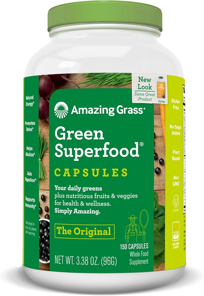 Erstaunlich Gras Grün SuperFood Original, 150 Count