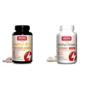 Jarrow Methyl B-12 1000mcg 100 Chewables &amp; Methyl Folate 400mcg 60 Veggie Kapseln Bundle für Cellular Energy, Gehirn, Herz-Kreislauf- & Neurologic Health Support