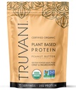 Truvani Vegan Pea Protein Pulver | Peanut Butter | 20g Bio Pflanzen basiertes Protein | 10 Servierungen | Keto | Gluten & Dairy Free | Low Carb | Kein hinzugefügt Zucker
