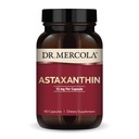 Dr. Mercola Organic Astaxanthin - 12 mg Astaxanthin - Leistungsstarker Antioxidant-Support - Bio Microalgae-Extrakt - Non-GMO, Gluten-Free & Soy-Free - 90 Kapseln (90 Portionen)