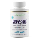 Paradise Herbs Omega-Sure, Omega-3 Konzentrat, Premium Fish Oil, DHA, EPA, Vegan, Non GMO, Glutenfrei, 60 Count Vegetarische Softgels