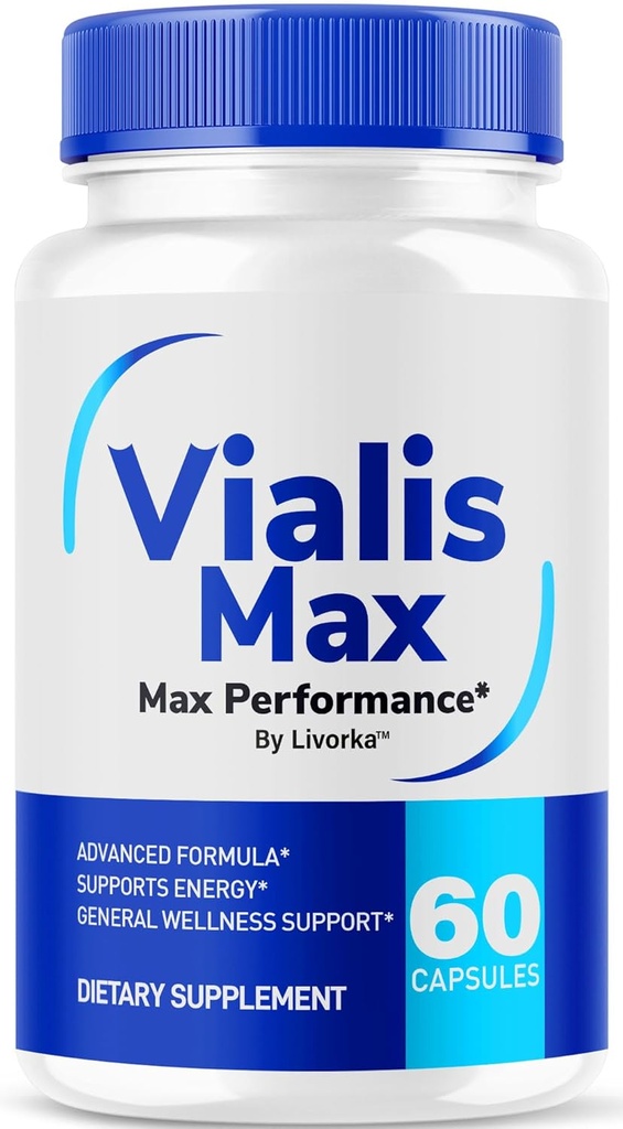 Vialis Max Pillen für Herren - Offizielle Vialis Max Premium-Männchen-Unterstützungsformel für schnelles Aktivieren von Energie, Ausdauer und Leistung, VialisMax Kapseln Advanced Formula, 60 Kapseln für 1 Monat