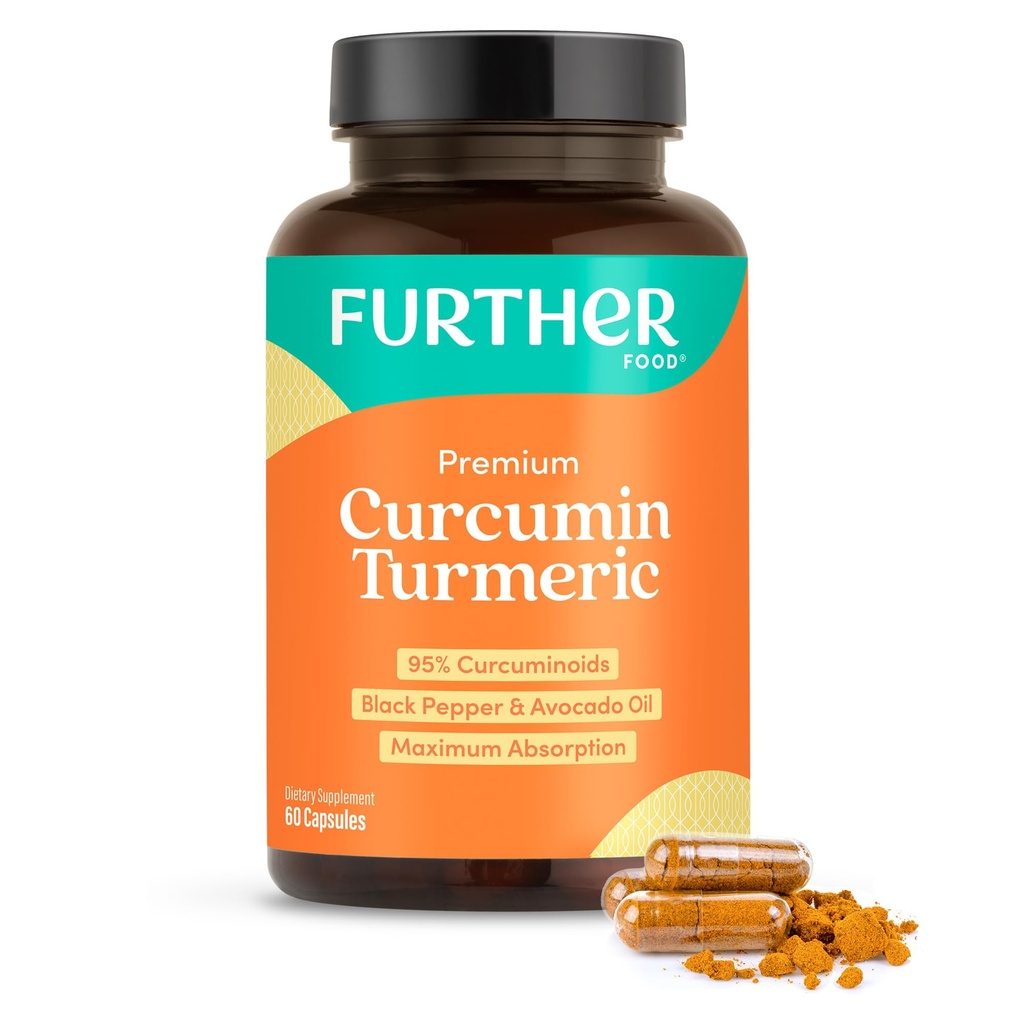 Autres aliments Premium Curcumine Turcuma, concentration maximale, 500 mg, 60 capsules
