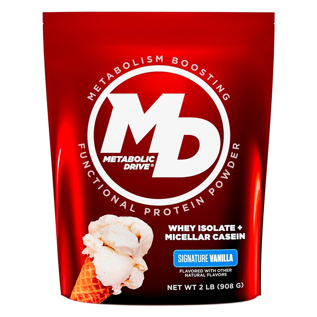 Biotest Métabolique Protéines d'entraînement - Low-Carb Flavor-Bomb, 20 portions - Whey Isolate + Caséine Micellaire - Signature Vanille