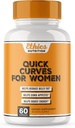 Quick Curves - Fat Burner Weight Loss Pills für Frauen | Appetit Suppressant, Beste Fat Burner Metabolism Booster | Schlanke Bauch Fett Burner Diät Pillen, die schnell arbeiten, Extrastärke - 60 Kapseln