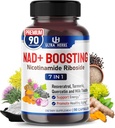 NAD+ Ergänzung mit Nicotinamid Riboside NR, Trans Resveratrol, Quercetin - Unterstützung Cellular Energy, Longevity, Healthy Aging *USA Made & Tested* (90 Count (Pack von 1))