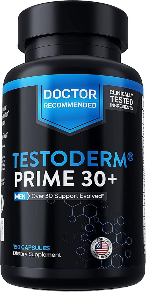 [Hommes de plus de 30 ans, Power UP ]- Teinture de cheveux ? L'énergie de bas âge ? Docteur approuvé, Soutien global pour la vitalité, la virilité, le soutien des cheveux, Focus, Tout en luttant contre les effets négatifs DHT