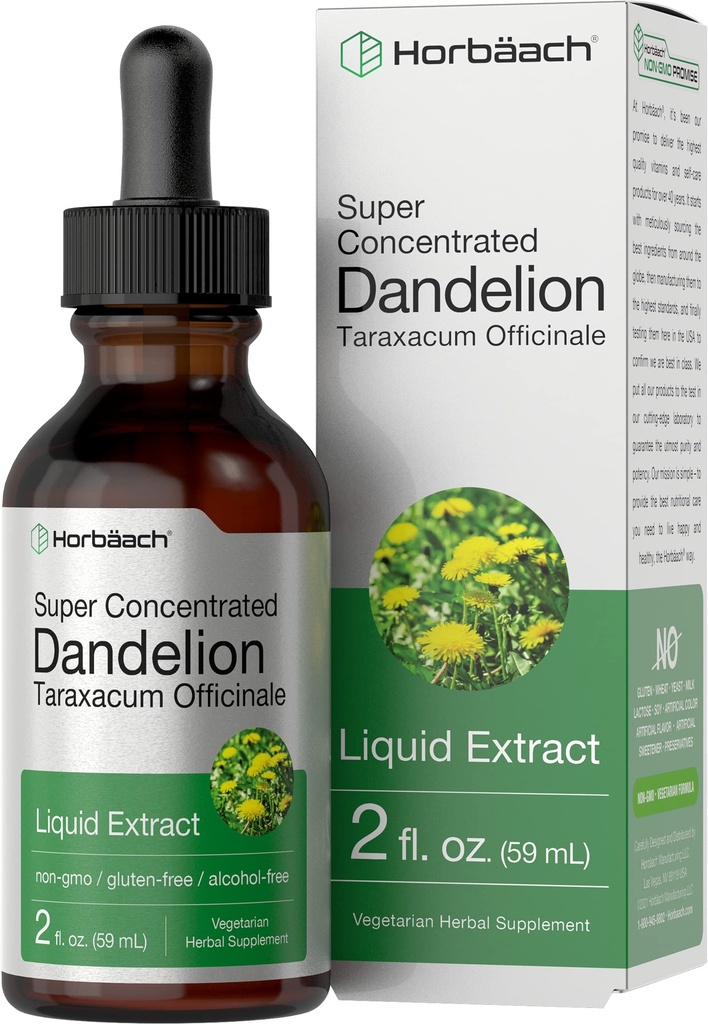 Horbäach Supplément à l'extrait de racine de dandelion, 2 fl oz.