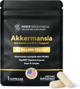 Akkermansia Probiotic, GLP-1 Beilage für Gut Health & Digestion, DigeSEB Verdauungsenzyme & Vitamin B Complex - 30 Billion TFU, Third-Party Tested, 5 Kapseln