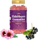 Elderberry Gummies mit Vitamin C, Echinacea, Propolis - Immununterstützung Gummy für Kinder, Erwachsene - Sambucus Black Elderberry Extract Immunität Booster (90 Count)
