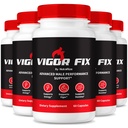 (5 Pack) Vigor Fix Male Supplement, VigorFix Pills pour les hommes, Nutrition quotidienne pour la santé et le bien-être globaux, Vigor Capsules de soutien fixes pour la confiance et l'énergie, Critiques (300 Capsules)