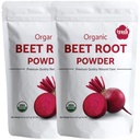 Iyasa poudre de racine de betterave biologique, à base de plantes, végétalien, sans gluten, superaliment de betterave pour la cuisson et la cuisson 1 lb 16 oz 453 gm