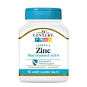21st Century Zinc Chewable Withc & B6 - Kirsche, 90 Count