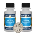 Calciumcarbonat / 2 Unzen / 2 Flaschen / 97,55% reines Lebensmittel-Grad/Fine-Pulver
