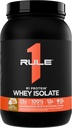 Règle 1 Protéines R1 Isolation de lactosérum - avec 25g de protéines et 6g de BCAA Exclusivement à partir de sources isolées et hydrolysées pour la récupération d'entraînement (2 livres*, gâteau au beurre de vanille)